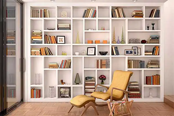 مدل کتابخانه اتاق + زیباترین مدل های کتابخانه اتاق خواب و پذیرایی ترند امسال
