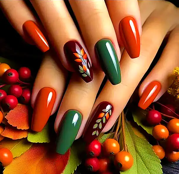 مدل لاک پاییزه + زیباترین مدل های لاک پاییزه بسیار شیک و لاکچری و ترند امسال