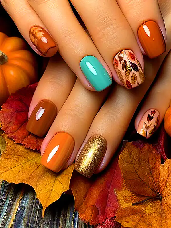 مدل لاک پاییزی + زیباترین مدل های لاک پاییزی بسیار شیک و لاکچری و امروزی