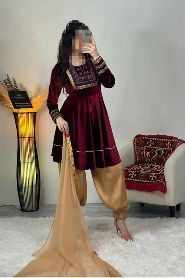 مدل لباس مجلسی افغانی + زیباترین مدل های لباس مجلسی افغانی شیک و لاکچری