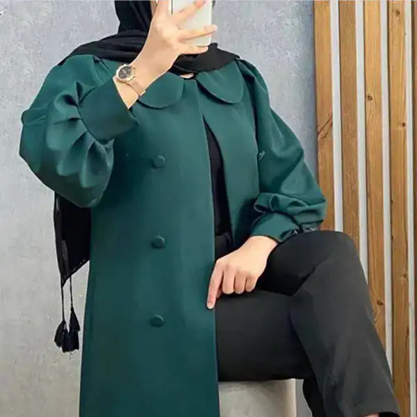 مدل مانتو ساده جدید + زیباترین مدل های مانتو ساده جدید و شیک امسال