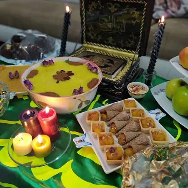 تزیین میز برای ایام فاطمیه + زیباترین دیزاین و تزیین میز برای ایام فاطمیه امسال