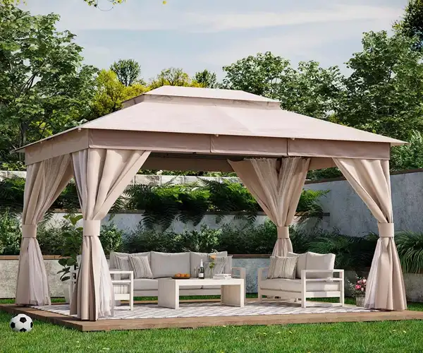مدل آلاچیق برای حیاط + زیباترین مدل آلاچیق دنج و زیبا در حیاط برای وقت گذراندن در طی روز