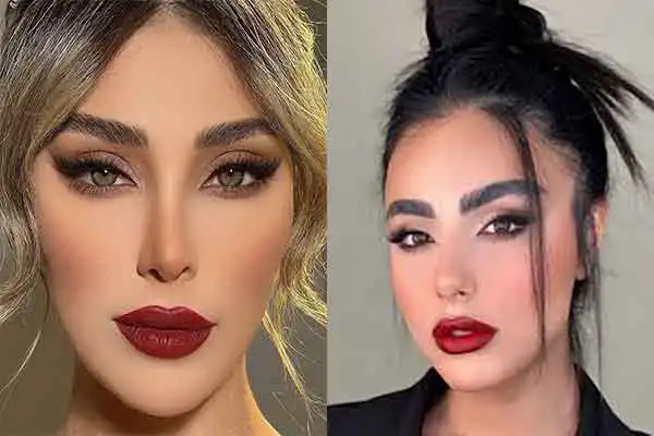 مدل آرایش با رژ قرمز + جذاب ترین مدل آرایش با رژ قرمز برای حضور در مهمانی شیک و لاکچری