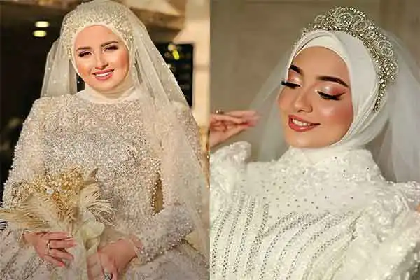 مدل عروس با حجاب + زیباترین مدل عروس با حجاب شیک که برخلاف انتظار بسیار عالی بنظر می آید