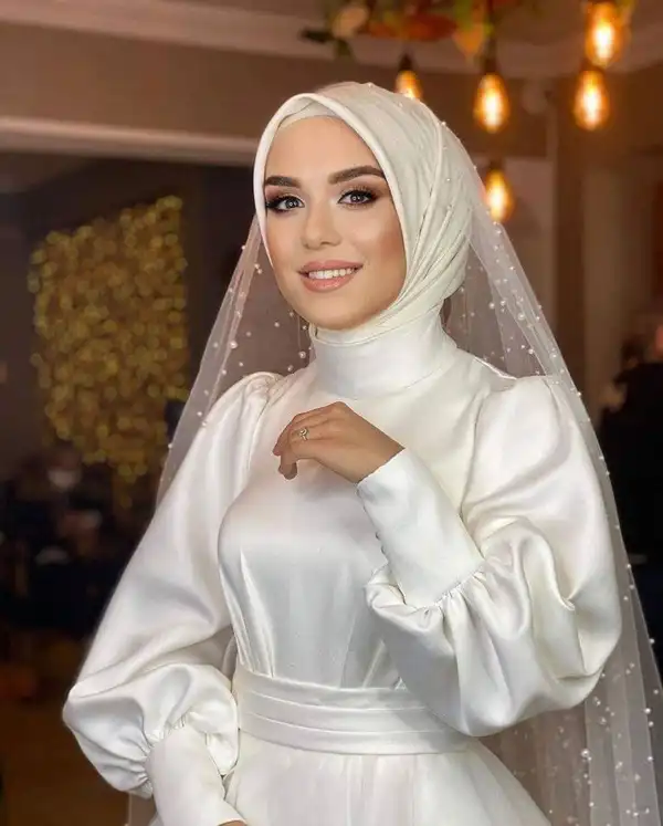 مدل عروس با حجاب + زیباترین مدل عروس با حجاب شیک که برخلاف انتظار بسیار عالی بنظر می آید