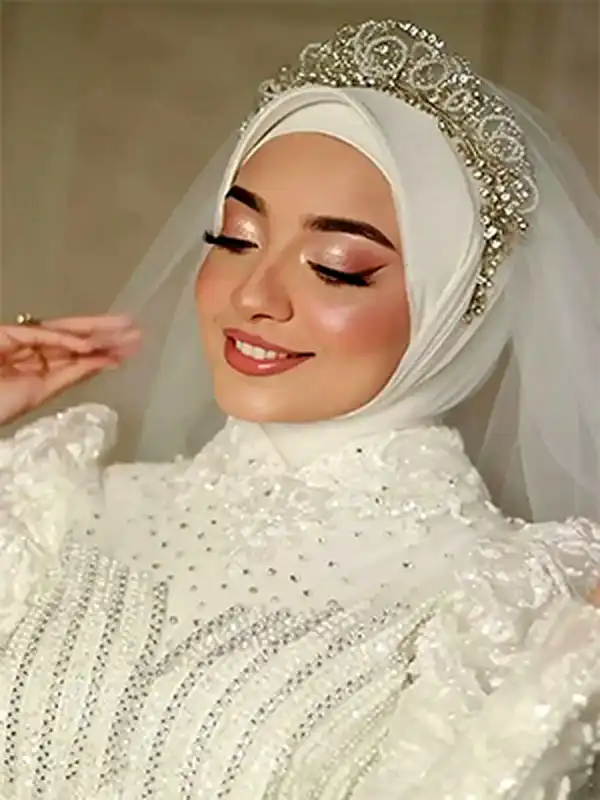 مدل عروس با حجاب + زیباترین مدل عروس با حجاب شیک که برخلاف انتظار بسیار عالی بنظر می آید