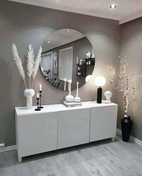 مدل آینه برای کنسول + مناسب ترین مدل آینه برای کنسول شیک و زیبا برای نما دادن به خانه