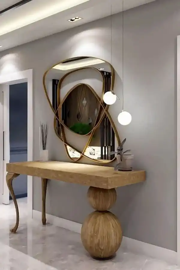 مدل آینه برای کنسول + مناسب ترین مدل آینه برای کنسول شیک و زیبا برای نما دادن به خانه