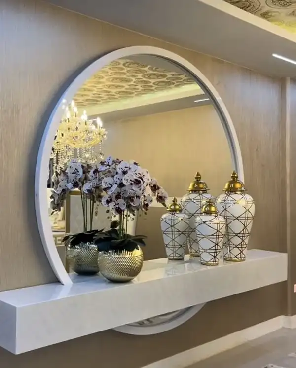 مدل آینه برای کنسول + مناسب ترین مدل آینه برای کنسول شیک و زیبا برای نما دادن به خانه