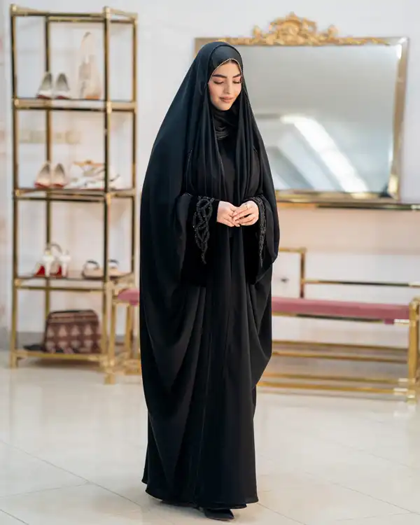 مدل چادر عربی مچ دار + زیباترین مدل چادر عربی مچ دار شیک و منحصر به فرد برای راحتی خانم های چادری
