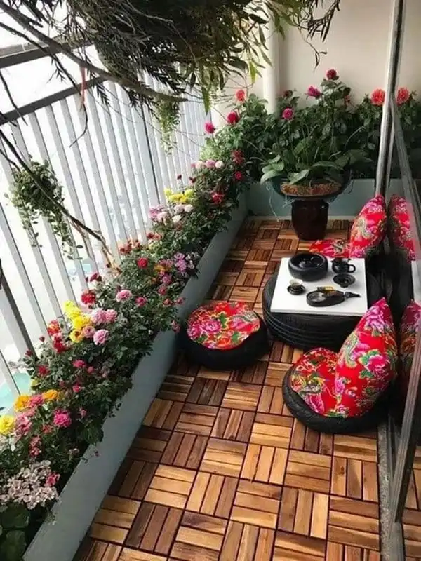 مدل دکوراسیون بالکن کوچک + جذاب ترین مدل دکوراسیون بالکن کوچک با ایده های خلاقانه و زیبا برای شما