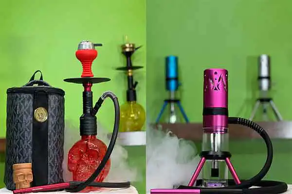 مدل قلیان کوچک + زیباترین مدل قلیان کوچک و زیبا و شیک برای حمل آسان در بیرون از خانه