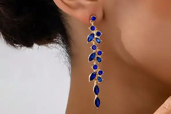 مدل گوشواره آویز طلا + جدیدترین مدل های گوشواره آویز شیک و پینترستی دخترانه