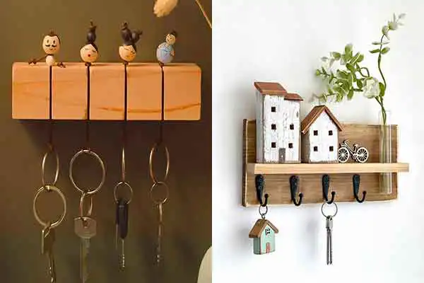مدل جاکلیدی دیواری + زیباترین مدل های جاکلیدی دیواری ترند برای آویزان کردن جلوی در خانه