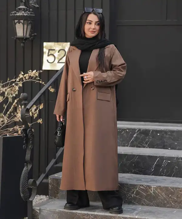 مدل مانتو بلند + زیباترین مدل مانتو بلند جلو باز و جلو بسته دانشجویی شیک و ترند روز