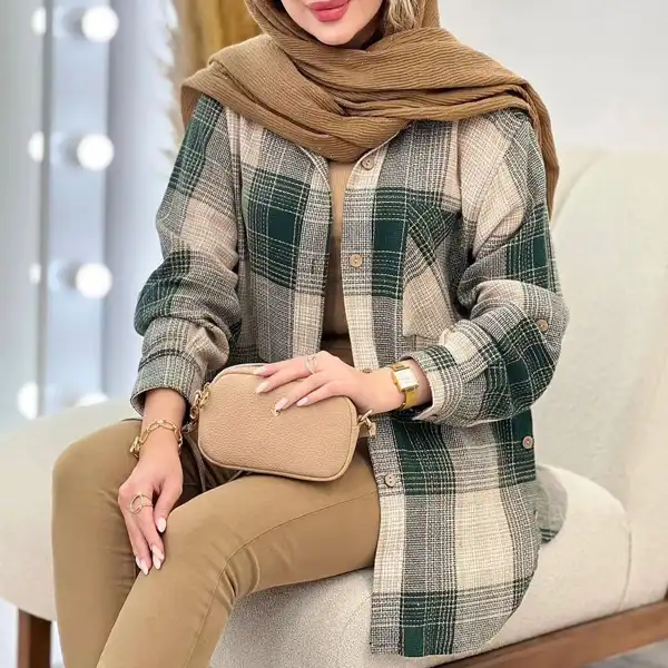 مدل مانتو چهارخونه + زیباترین مدل های مانتو چهارخونه شیک و ترند که این روزها حسابی مد شده اند