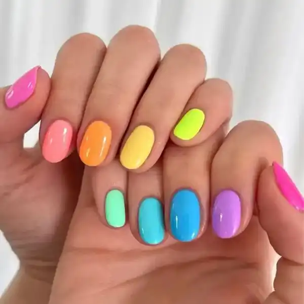 مدل ناخن ژلیش جدید + جدیدترین مدل ناخن فانتزی و ساده ژلیش برای ناخن طبیعی بلند و کوتاه