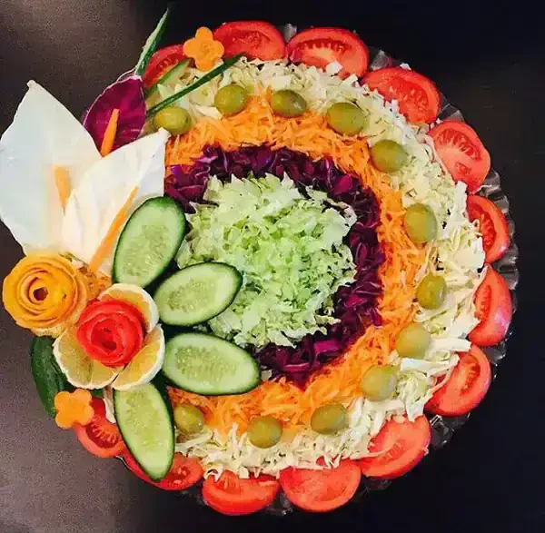 مدل سالاد برای مهمونی + جذاب ترین مدل های سالاد کاهو و کلم لذیذ و لاکچری برای مهمونی