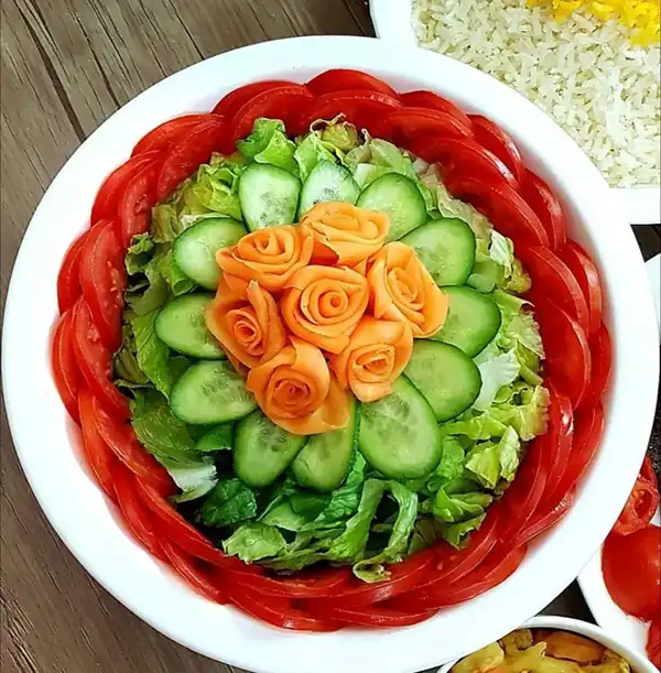 مدل سالاد برای مهمونی + جذاب ترین مدل های سالاد کاهو و کلم لذیذ و لاکچری برای مهمونی