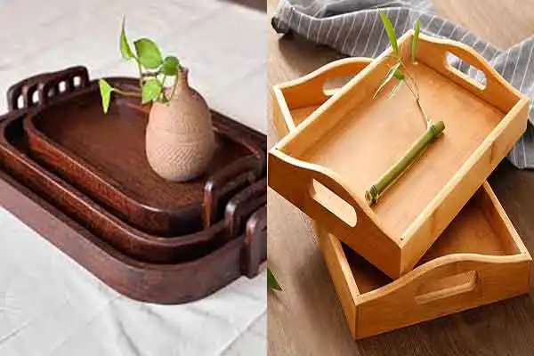 مدل سینی چوبی + جدیدترین مدل های سینی چوبی شیک و مدرن که برای پذیرایی بسیار ترند شده اند