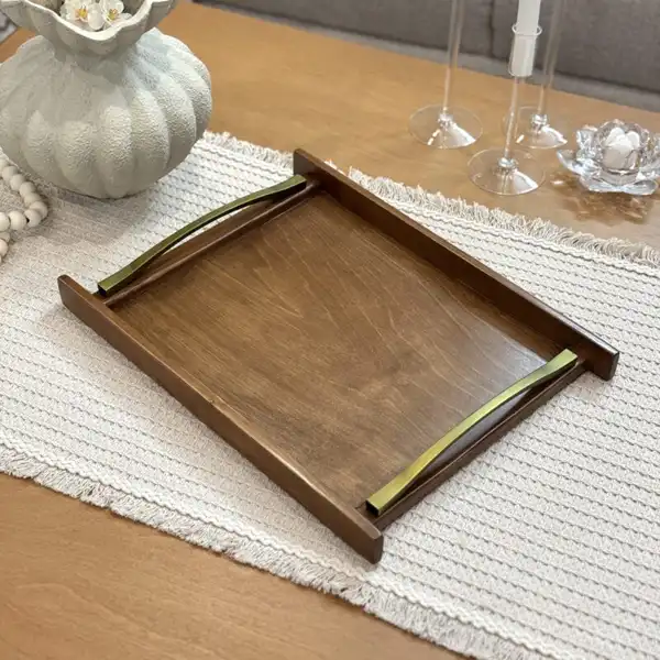 مدل سینی چوبی + جدیدترین مدل های سینی چوبی شیک و مدرن که برای پذیرایی بسیار ترند شده اند