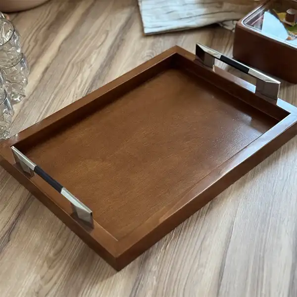 مدل سینی چوبی + جدیدترین مدل های سینی چوبی شیک و مدرن که برای پذیرایی بسیار ترند شده اند