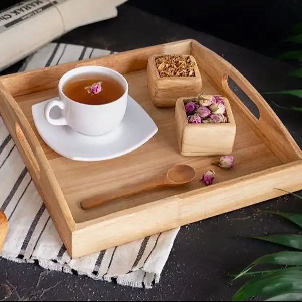 مدل سینی چوبی + جدیدترین مدل های سینی چوبی شیک و مدرن که برای پذیرایی بسیار ترند شده اند