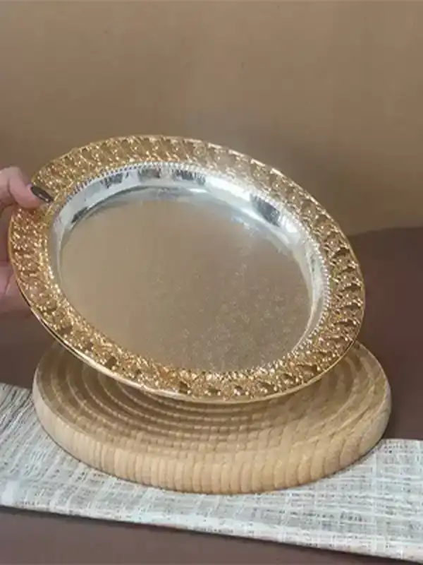 مدل سینی استیل + جدیدترین مدل های سینی استیل برای پذیرایی که امسال خیلی مد شده اند