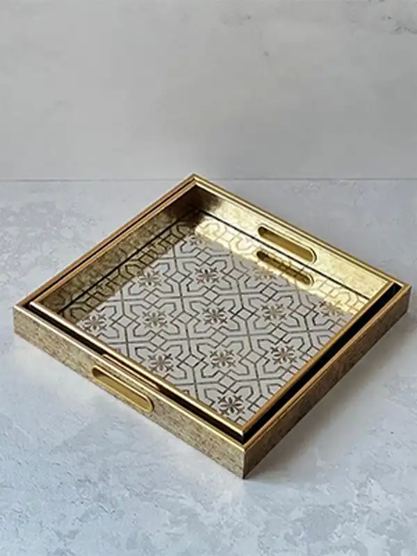 مدل سینی استیل مجلسی + پرطرفدارترین مدل های سینی استیل برای پذیرایی استثنائی و شیک از مهمان خاص