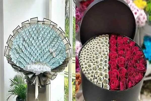 مدل تزیین پول برای پاتختی + زیباترین ایده های تزیین پول شیک و چشم نواز برای شخص مهم زندگیتان