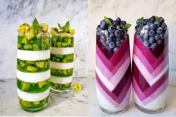 مدل ژله لیوانی + خوشمزه ترین و جذاب ترین مدل ژله لیوانی برای مهمانی و تولد