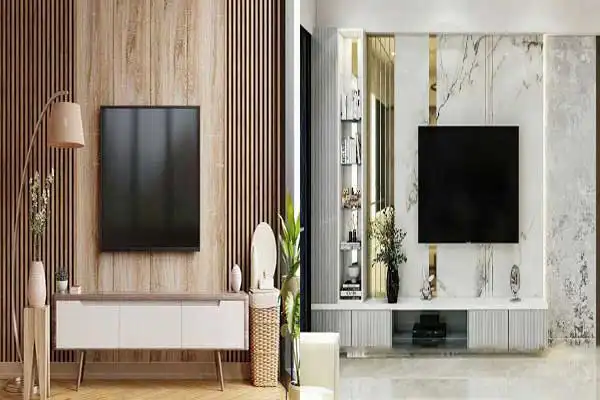مدل دکوراسیون پشت تلویزیون + ایده های مدرن برای زیبا ترشدن دیوار تلویزیون و دکور نشیمن