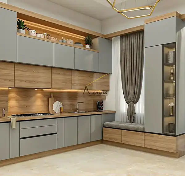 مدل کابینت آشپزخانه + جدید ترین طراحی های لاکچری با رنگبندی خاص و مینیمال