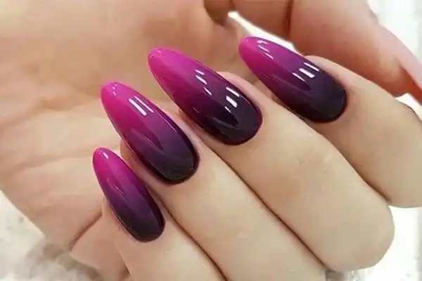 مدل لاک آمبره + جدیدترین و زیباترین مدل لاک آمبره برای ناخن های شیک و مدرن