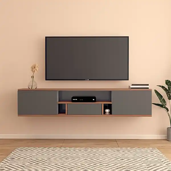 مدل میز تلویزیون دیواری + ایده های خلاقانه برای فضاهای کوچک و بزرگ