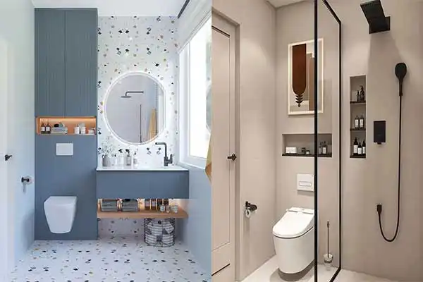 مدل سرویس بهداشتی مدرن + جدید ترین دیزاین های لوکس و مینیمال