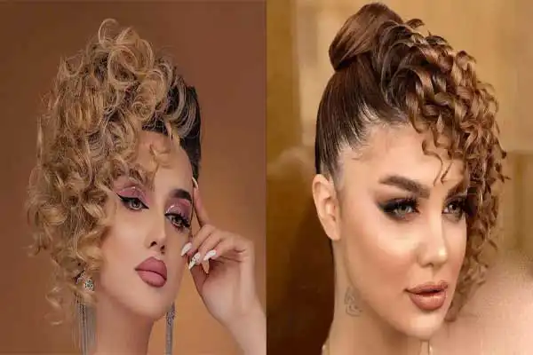 مدل شینیون فر جدید + جدیدترین ایده های شینیون فر با ظرافت و جلوه خاص