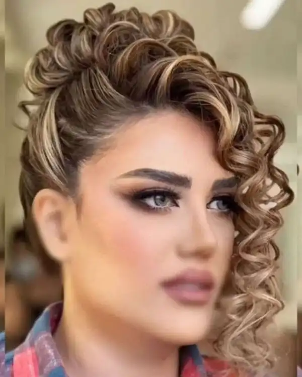 مدل شینیون فر جدید + جدیدترین ایده های شینیون فر با ظرافت و جلوه خاص