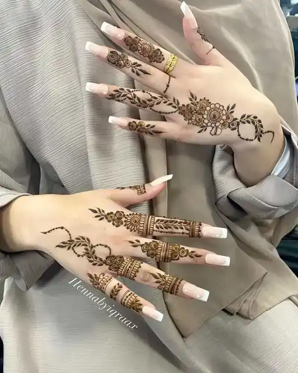 مدل حنا دخترانه + زیباترین مدل حنا دخترانه با طرحهای ظریف و مجلسی