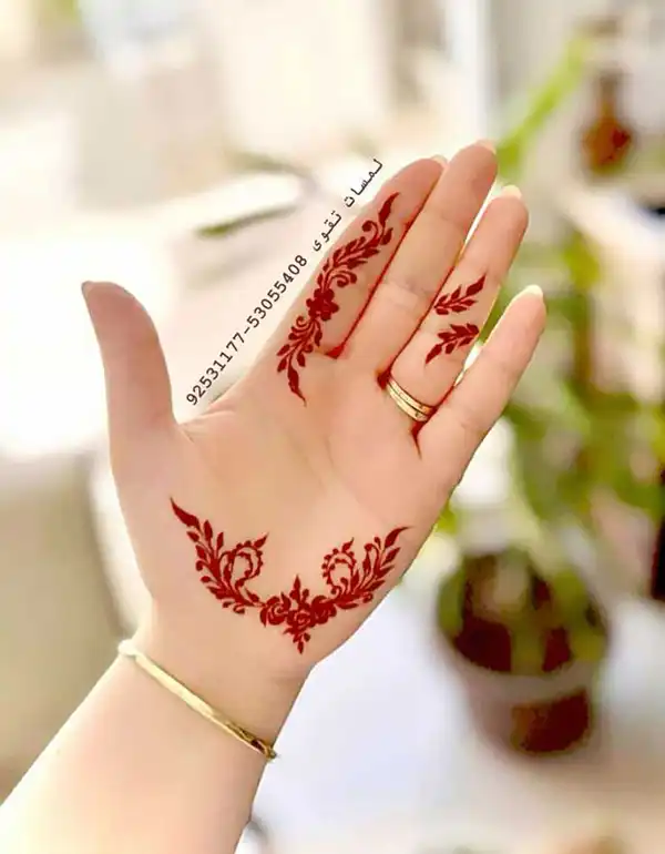 مدل حنا کف دست + جدیدترین و شیک‌ترین مدل‌های حنا کف دست برای عروس و مهمانی