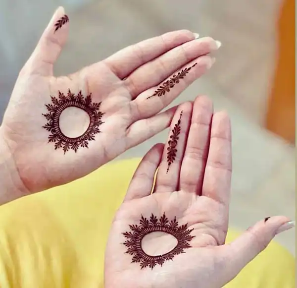 مدل حنا کف دست + جدیدترین و شیک‌ترین مدل‌های حنا کف دست برای عروس و مهمانی