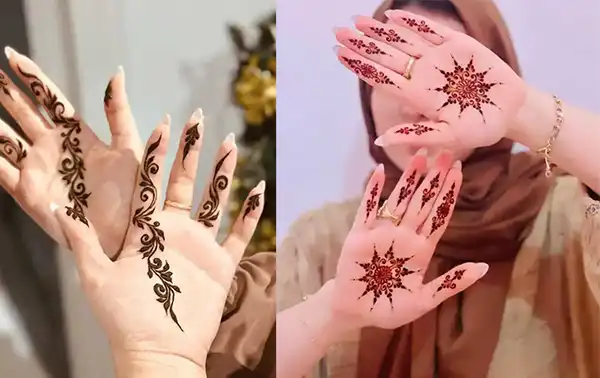 مدل حنا کف دست + جدیدترین و شیکترین مدلهای حنا کف دست برای عروس و مهمانی