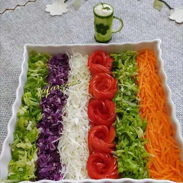 مدل سالاد ساده + زیباترین ایده طرز تهیه سالاد ساده و خوشمزه با مواد اولیه در دسترس