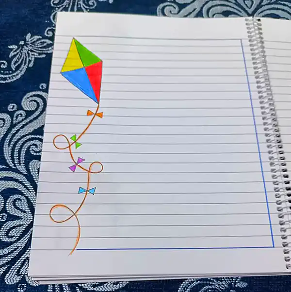 ایده نقاشی برای دفتر مشق + بهترین ایده ها برای نقاشی دفتر مشق بسیار شیک