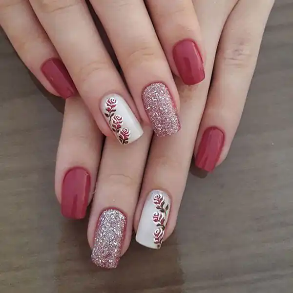 مدل ناخن اکلیلی + زیباترین مدل های ناخن اکلیلی بسیار شیک و لاکچری و ترند امسال