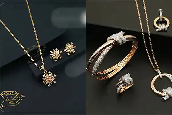 جدیدترین مدل نیم ست طلا + زیباترین مدل های نیم ست طلا بسیار شیک و فانتزی