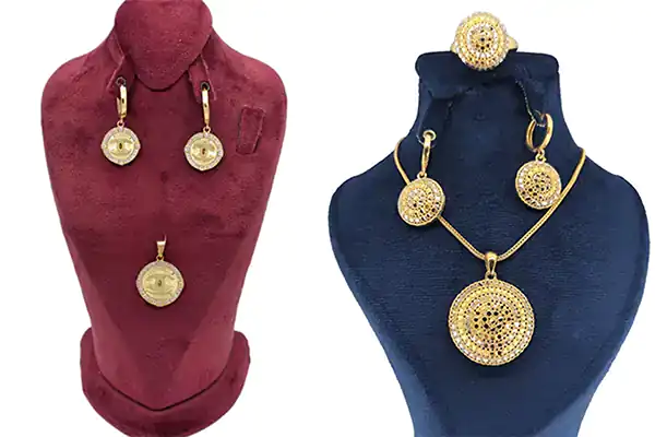 مدل نیم ست + جدیدترین مدل های نیم ست طلا بسیار شیک و لاکچری و امروزی