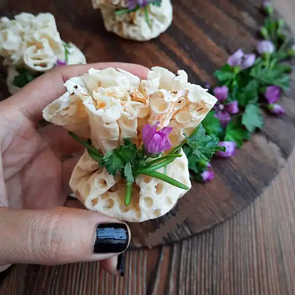 تزیین نون و پنیر و سبزی برای روضه + بهترین ایده ها برای تزیین نون و پنیر و سبزی