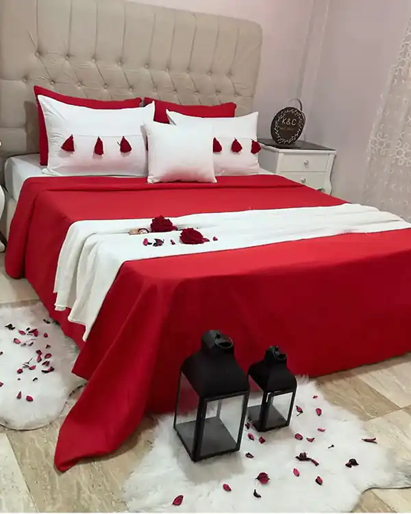 تزیین اتاق عروس + زیباترین تزیین و دیزاین اتاق عروس بسیار شیک و لاکچری